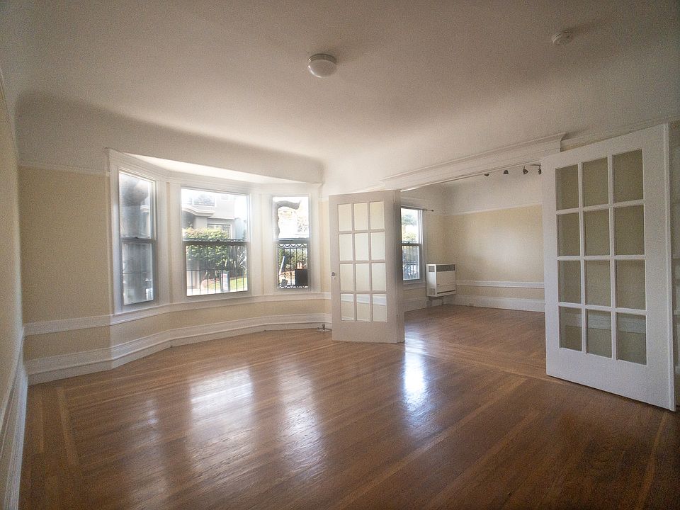 view from living room to bedroom