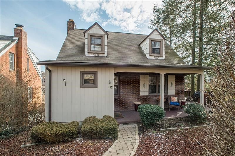 Storybook charm! Cape Cod with two bedrooms and two full baths, situated on a corner lot, where Bellanca and Kestner meet. Conve