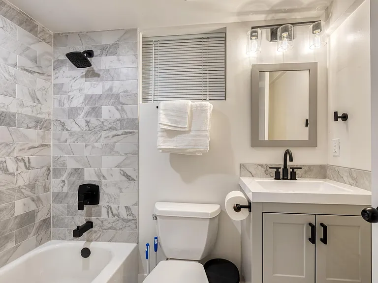 Remodeled Full bathroom downstairs basement