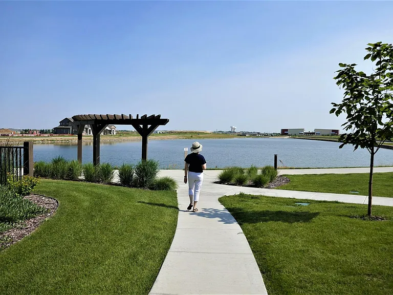 Walking Path Around Lake - Close to Townhome