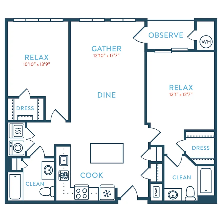 Floor plan 1181 Quincy B1