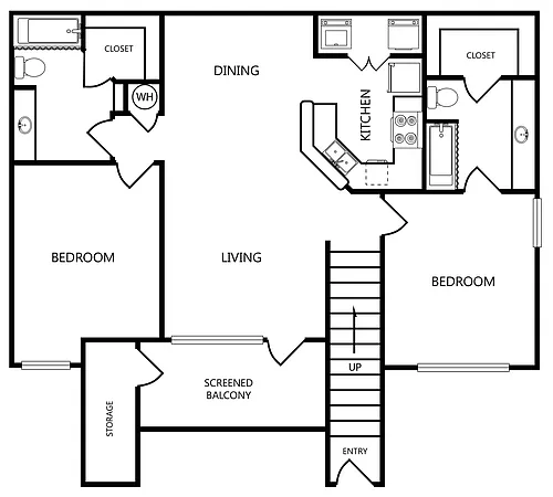 Floor plan B3