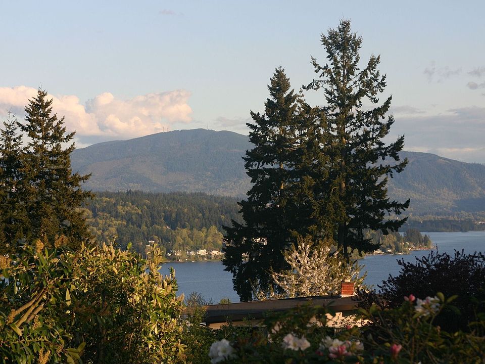 View of Lake and Mountains