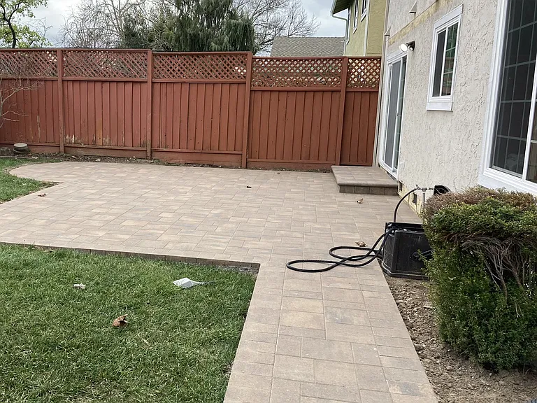 Backyard patio