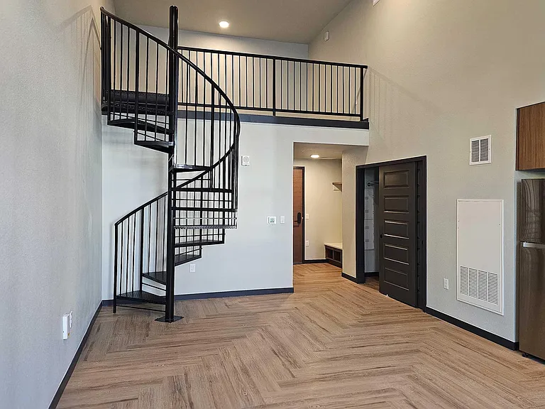 Mezzanine style lofts