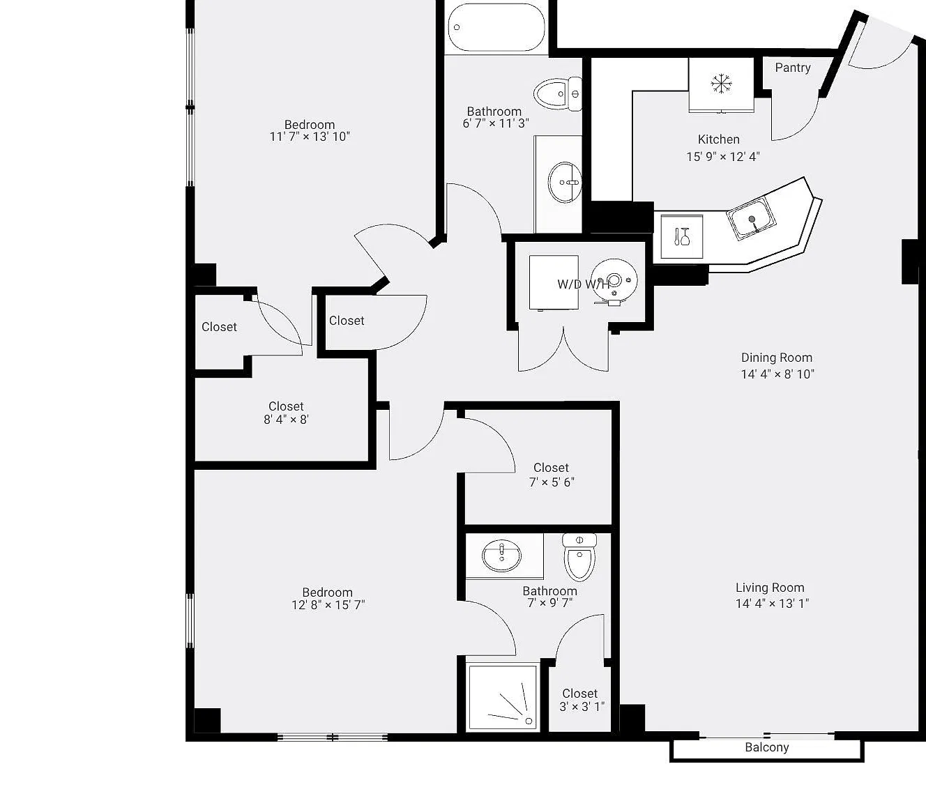 2 bed, 1166 sqft, $3,000 — Photo 1