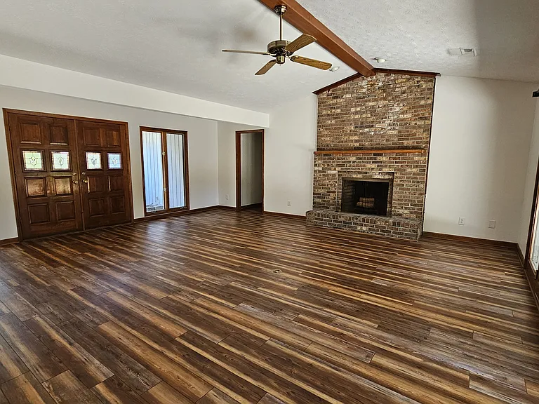 living room fireplace