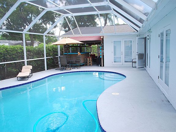 Everybody who has stayed in this home loved this area. They quote that this Heated pool is welcoming and Tiki Bar allows you to unwind at your own pace.