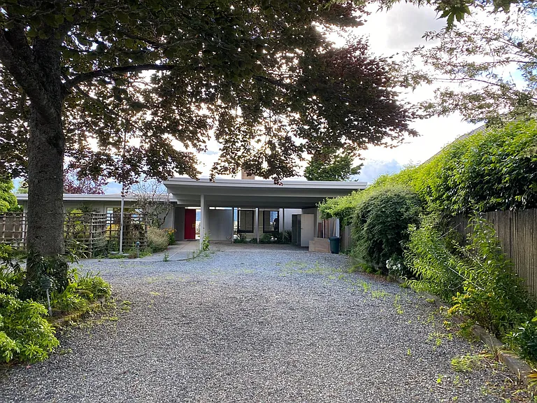 Driveway and entrance