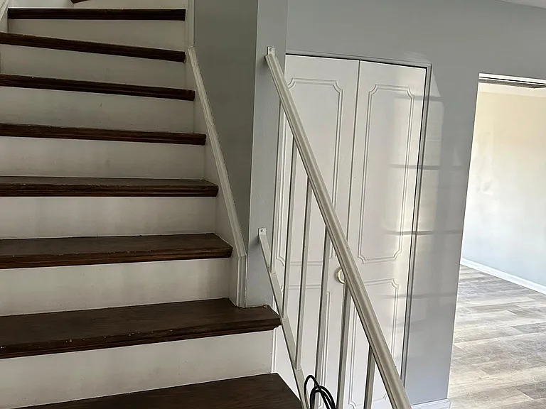 Hardwood stairs