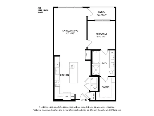 Floor plan A5B