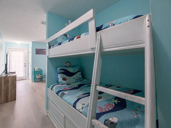 Bunk beds in hall.