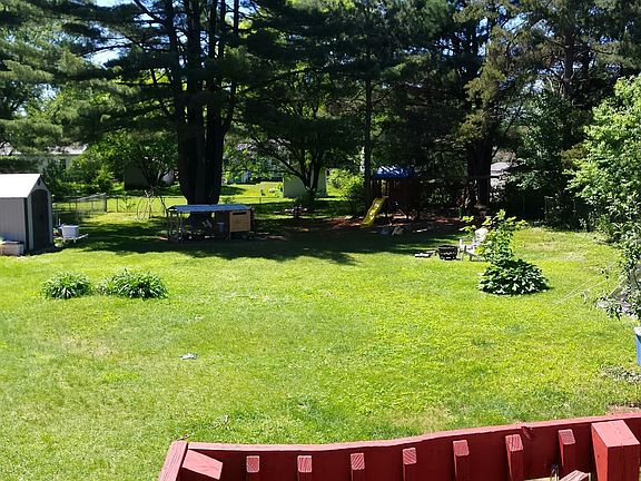 Large fenced in yard