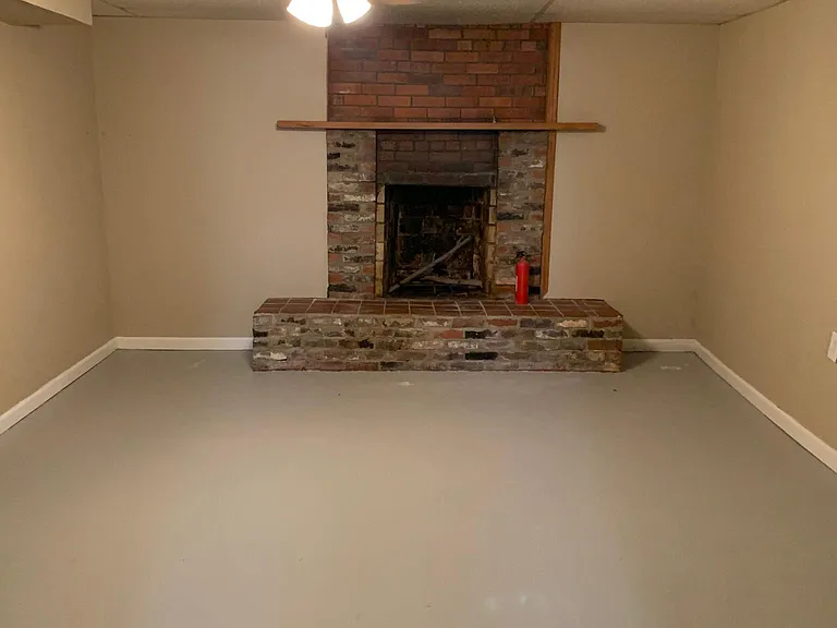 Bedroom in basement