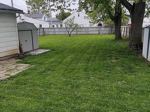 Fenced in Back yard 
