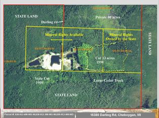 15380 Darling Road 120 Acres, Cheboygan, MI 49721