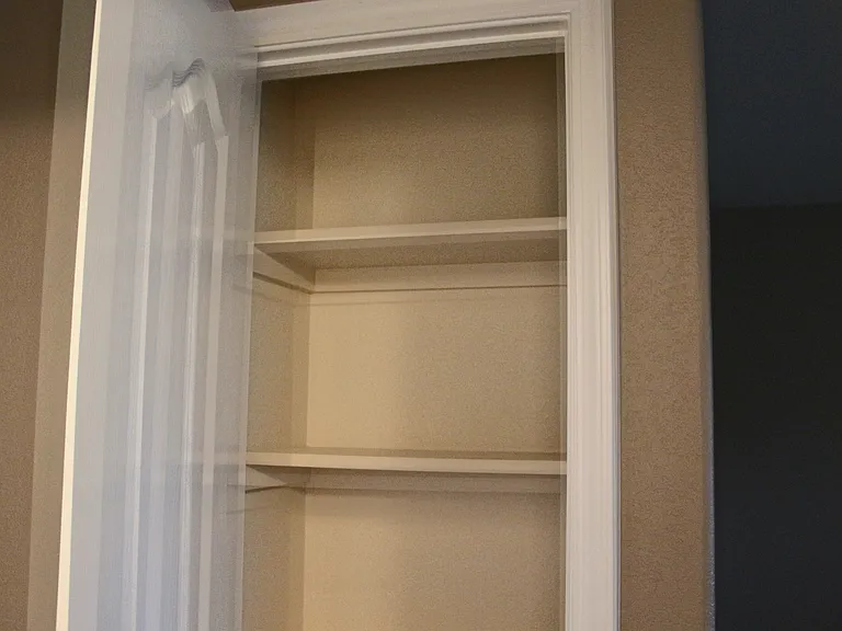 Upstairs closet