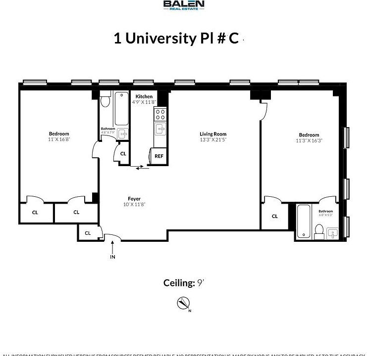 2nd image of 1 University Pl APT 2C