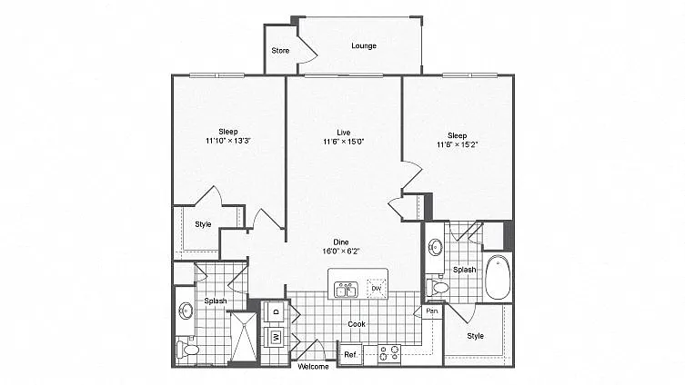 Floor plan B20