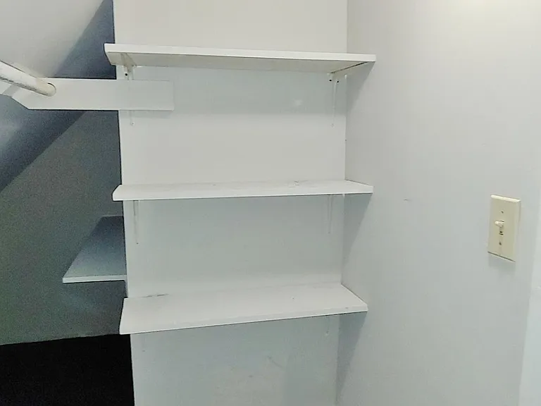 Walk in hallway closet