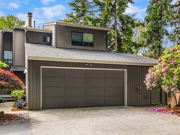 Two car garage with work shop