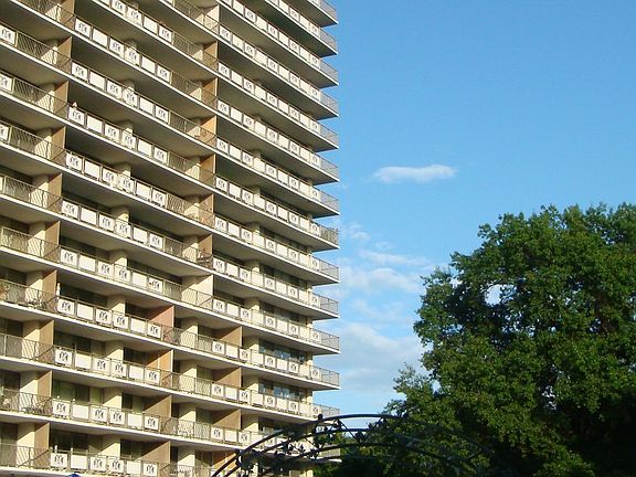 from the outdoor pool view