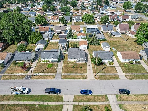 Aerial view of home