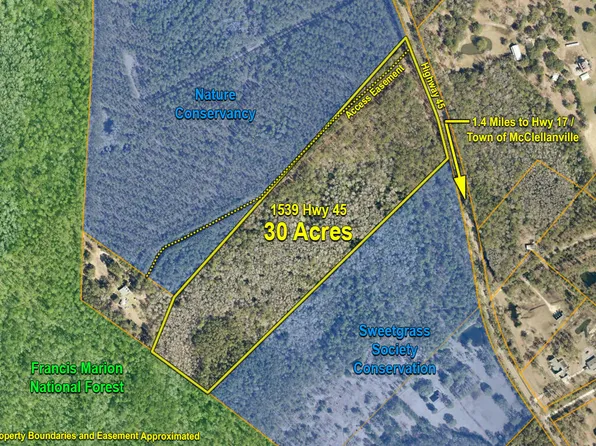 1539 Highway 45, Mc Clellanville, SC 29458