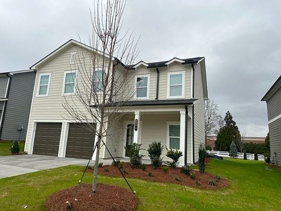 Front Elevation Construction Progress Your new home at 2230 Boxwood Circle.