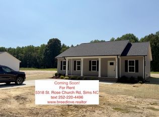 5318 Saint Rose Church Rd, Sims, NC 27880