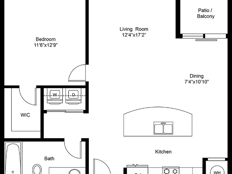 1 Bedroom | 1 Bath | 787 SF 1 Bedroom | 1 Bath | 787 SF