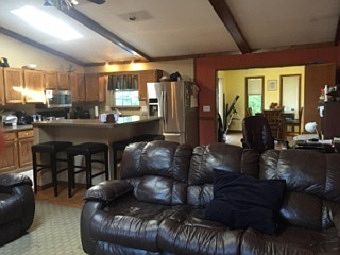 Living Room view of kitchen