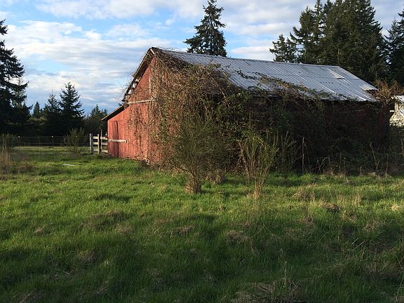 Historic Barn w/ grape plant