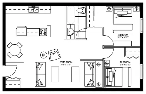 Floor plan 1 Slessor - Plan A
