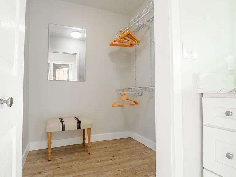 walk in closet in en suite bedroom #2