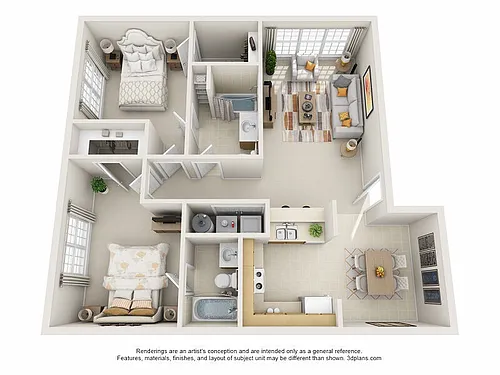 Floor plan 2C