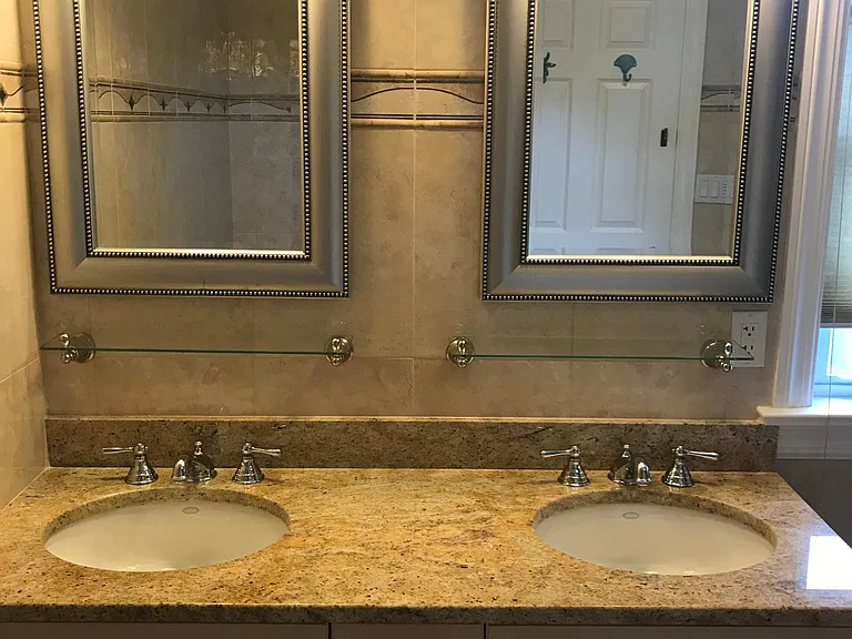 His and hers sinks in the 2nd floor spacious bathroom