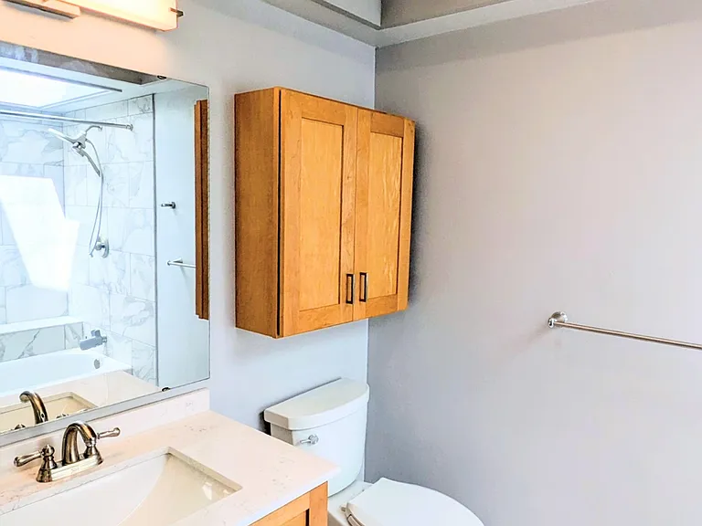 Renovated Hall Full bath with new tiles, tub and Shower