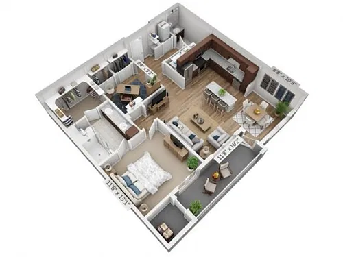 Floor plan Espressivo