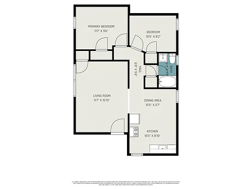 Floor plan The Lucky Lindy