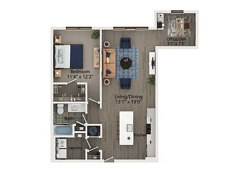 Floor plan A4-D