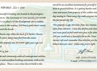 Lot #290 Chavez Way In The Sanctuary, Port O Connor, TX 77982