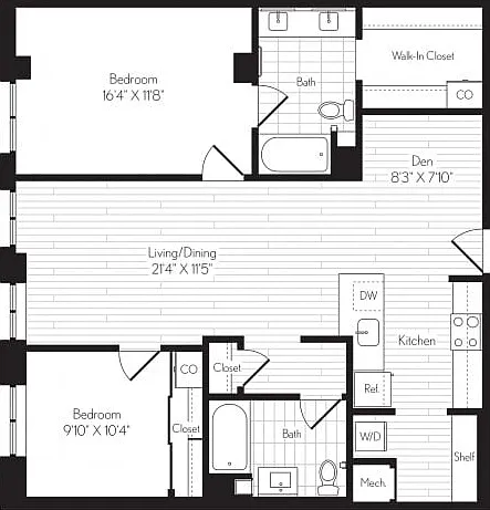 B10D 1161 sq. ft. B10D 1161 sq. ft.