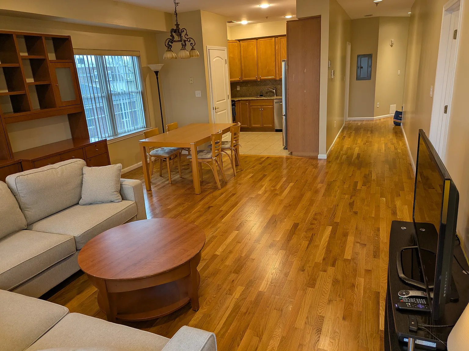 Living Room and dining room