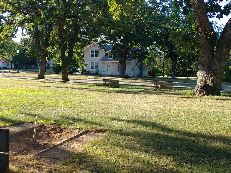 George Green park is across the street from you