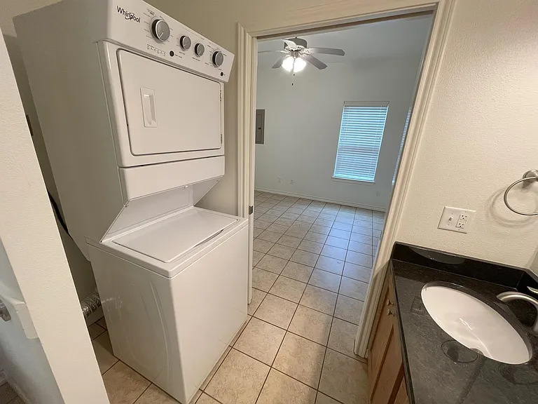 Washer/Dryer In Bathroom