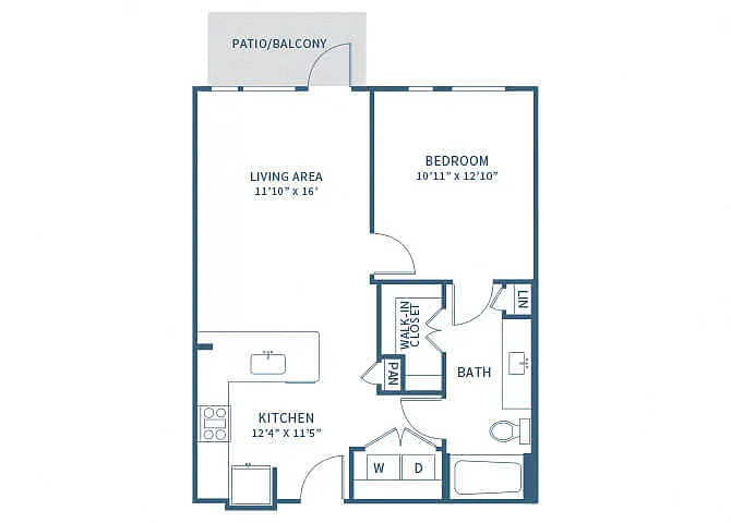 Floor plan A2 ESSENTIAL LIVING