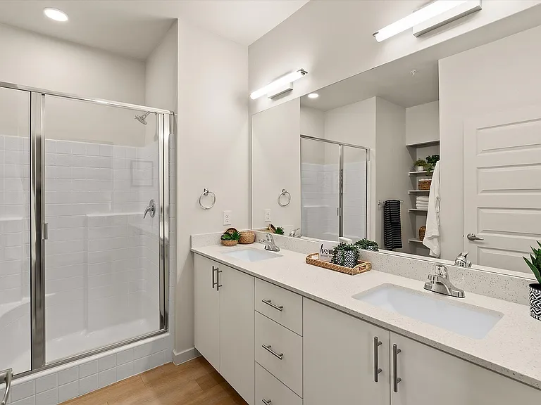 Spacious Bathroom with Walk-In Shower