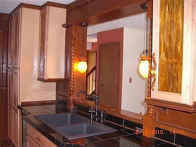 kitchen view toward family room