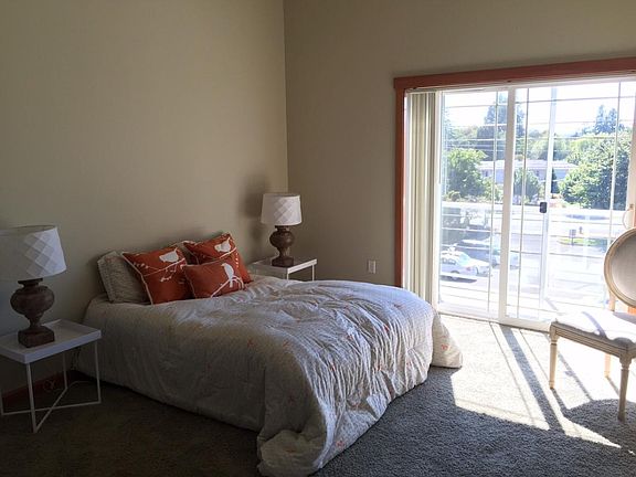 Master bedroom with balcony